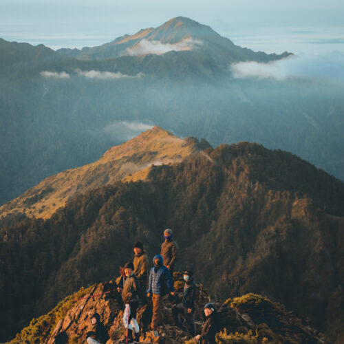合歡山,石門山日出