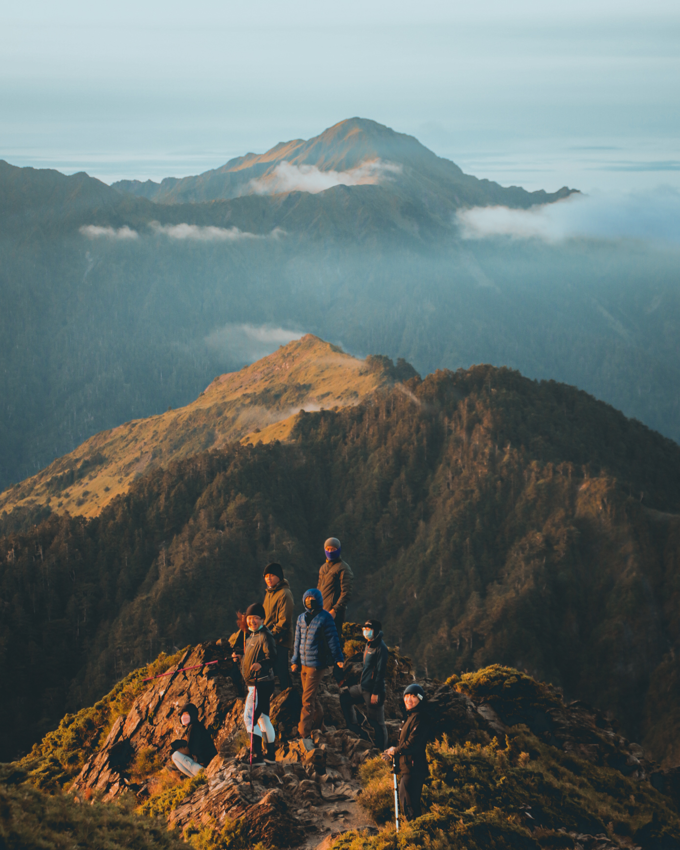 合歡山,石門山日出